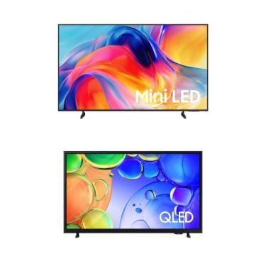 Imagem de Samsung Smart TV 50" MiniLED 4K M75H + Samsung Smart TV 43" QLED Full 