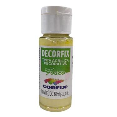 Imagem de Tinta Acrilica Fosca Decorfix Corfix 60ml - Selecione a Cor, 428-AMARE