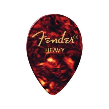 Imagem de Palheta Fender 358 Espessura Pesada Celuloide Tortoise Shell Marrom 72UN