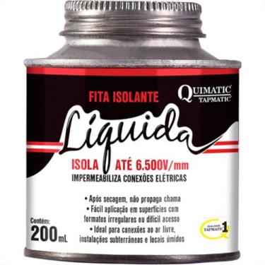 Imagem de Fita Isol. Liq.Preta Quimatic 200Ml - TAPMATIC