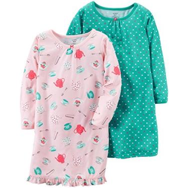 Imagem de Carter's Pacote com 2 vestidos de poliéster para meninas 373g040, Estampado, 1214