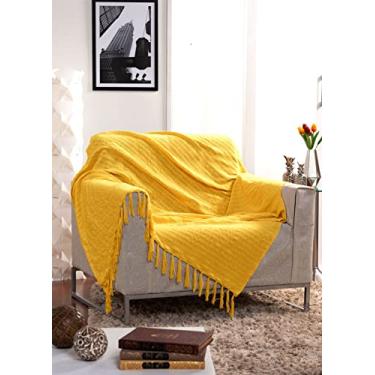 Imagem de Manta Para Sofá Italiana Amarela