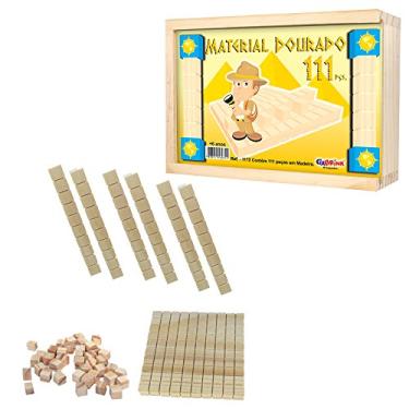 Imagem de Material Dourado Individual 111 Peças em Madeira Ciabrink