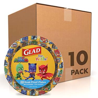 Imagem de Glad Toalha de mesa Comics PJ Masks de 21,5" Pratos de papel - 200 ct