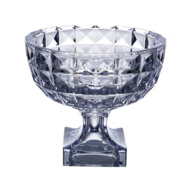 Imagem de Fruteira de Mesa de Cristal Azul 24x21cm Diamant Wolff