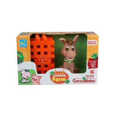 Imagem de Cometa Brinquedos, Farm Cercadinho, Burrinho, Levemente Perfumado, 453, Multicor