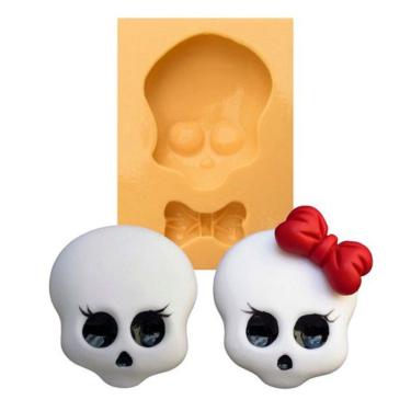 Imagem de Molde De Silicone Caveira, Monster High