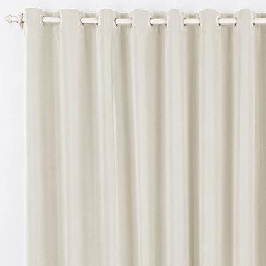 Imagem de Cortina Tóquio Varão Simples Tecido Oxford 3,00m x 2,80m Janela Quarto Sala - Palha