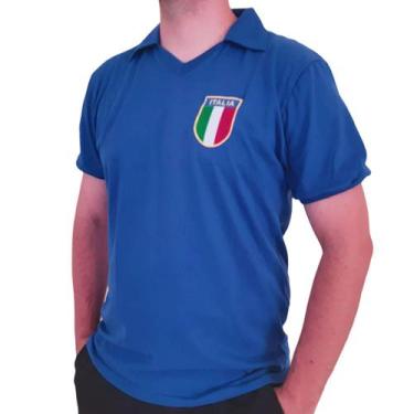 Imagem de Camisa Itália Retro Seleção - Masculino - Liga Retrô