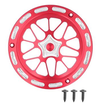 Imagem de Aramox Capa de motor de motocicleta, capa protetora de ventilador de motor de motocicleta Substituição de liga de alumínio para Sprint Primavera 150 2013-2021((Vermelho))