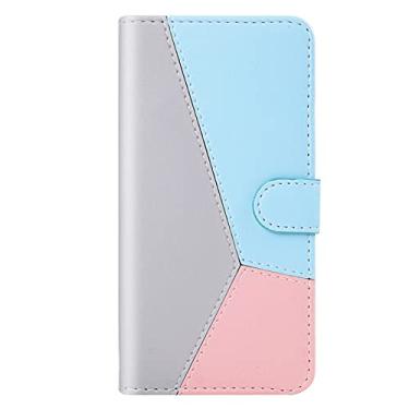 Imagem de GSYH Capa carteira para iPhone 13/13 Pro/13 Pro Max, capa flip de couro legítimo protetora com compartimentos para cartões Kickstand capa de fólio magnética TPU, cinza, 13pro 15,1 cm