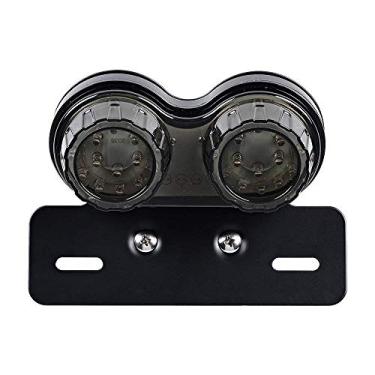 Imagem de 40 W 40 LED lanterna traseira de motocicleta integrada de direção e luz de freio lâmpada de seta com suporte de placa de licença para Honda Yamaha Suzuki Kawasaki