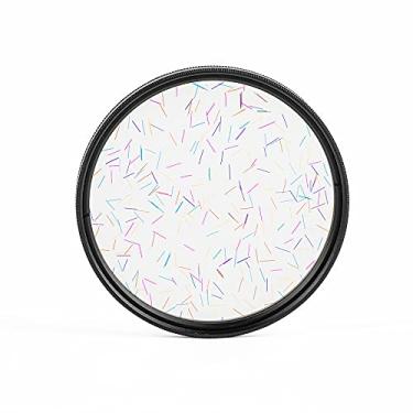 Imagem de KOGJAERS Filtro de lente prisma 77 mm Starlight Glare Filter Anamorphic Lens Flare Effect Filme Adereços (Rainbow Ray Flares)