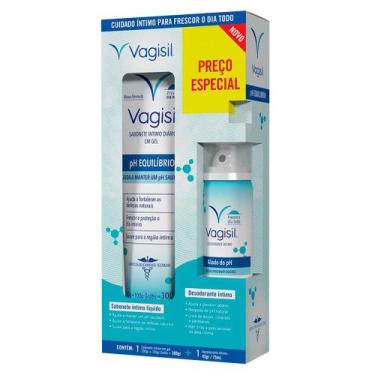 Imagem de Vagisil Prevent Plus Kit Sabonete Íntimo Em Gel + Desodorante