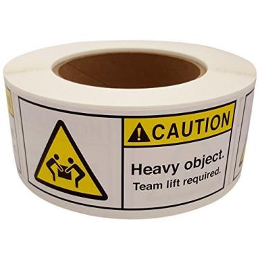 Imagem de Rolos necessários para levantamento de objetos pesados da MR Label Company Caution