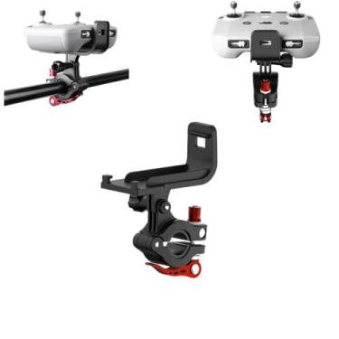 Imagem de Xmipbs Suporte de bicicleta para bicicleta para DJI Mavic Air 2, controle Air 2S Mini 2, grampo de guidão ajustável, controle remoto para drone DJI