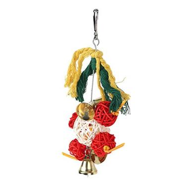 Imagem de Brinquedos de papagaio, brinquedos de gaiola de pássaro pequenos brinquedos de pássaro, com gancho para animais de estimação