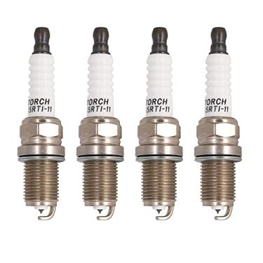 Imagem de 4PK TORCH K5RTI-11 Vela de ignição substituível para NGK 5464/BKR5EIX-11 Iridium IX, para Champion 9003/RC11WYPB4 RC10WYP4, para Bosch FR8DPX FR8DX 7957/FR8DCX+, para Denso 5351/5351/51/555 303/3333166/K16PR-TP11, OEM