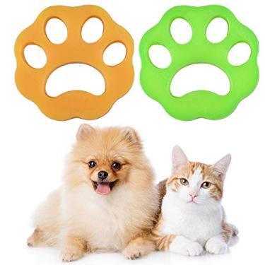 Imagem de Removedor de pelos Besmon Pet para lavanderia, cães e gatos apanhador de pelos para máquina de lavar, segurança não tóxica, reutilizável e flutuante de pele de animal de estimação,