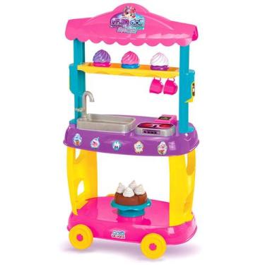 Imagem de Brinquedo Food Truck Doces Cozinha Infantil Com Acessórios - Magic Toy