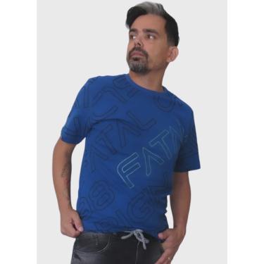 Imagem de Camiseta Fatal Surf Estampada Ref.25066 - Azul