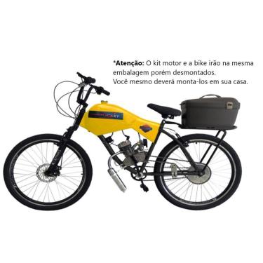 Imagem de Bicicleta Motorizada Carenada Cargo Fr/ Disk (kit & bike Desmontada)