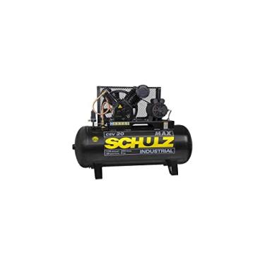 Imagem de Compressor de ar 20 pés 200 litros 5 Hp Monofásico Csv20/200 Max 220v Schulz