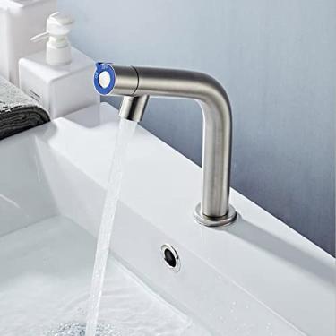 Imagem de Torneira de aço inoxidável única fria tipo aberto rapidamente torneira de cozinha para máquina de lavar torneira de banheiro misturador, C