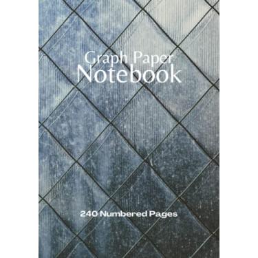 Imagem de Executive Graph Paper Notebook: Project Workbook with 240 Numbered Pages Quad Ruled 5 x 5 Graph Paper | 7" x 10" Executive Size | PLUS 20 Lined Pages | For Ideas, Notes, Sketches