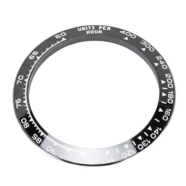 Imagem de Anel de inserção de bisel de relógio, anel interno de 3 cm, acessório de inserção de moldura de cerâmica, anel externo de 3,8 cm, resistente a arranhões para salão de beleza para reparadores