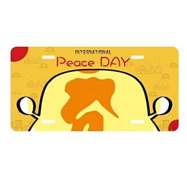 Imagem de DIYthinker Culture Religion Sânscrito presunto placa etiqueta decoração carro dia da paz