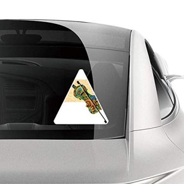 Imagem de DIYthinker Pôster de violino Rock Music Festival Adesivo para carro Motocicleta Bicicleta Bagagem Decalque