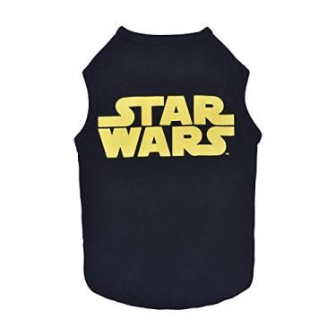 Imagem de Camiseta regata com logotipo preto Fetch for Pets Star Wars, GG