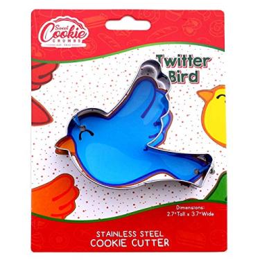 Imagem de Twitter Bird Cookie Cutter- Stainless Steel New