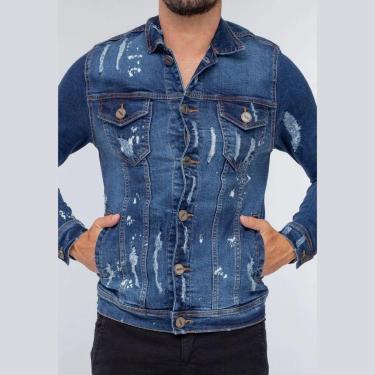 Imagem de Jaqueta Red Feather Jeans Blue Destroyed-Masculino
