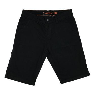 Imagem de Bermuda Masculina Sarja e Elastano Corte Alfaiataria Wolfgan-Masculino