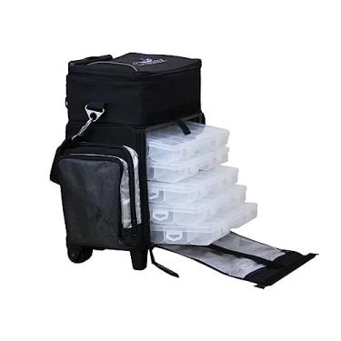 Imagem de BOLSA MOCHILA SUMAX SM-11098 PARA ISCAS - CARRETILHAS - APETRECHOS C/RODAS E ALÇA