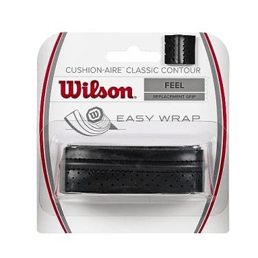 Imagem de WILSON Sporting Goods Classic Contour Cabo de raquete de tênis, preto, tamanho único (WRZ4203BK)