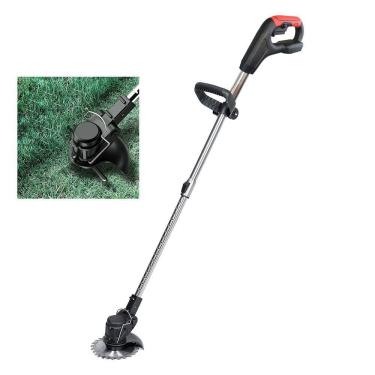 Imagem de Cortador Aparador de Grama Planta Gramado Portatil Sem Fio Erva Daninha Galho Limpeza Cabo Ajustavel