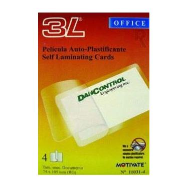 Imagem de Lâmina Para Plastificação A Frio Identidentide Caixa 100unds
