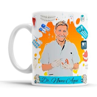 Imagem de Caneca Odontologia Dentista Com Avatar com Nome