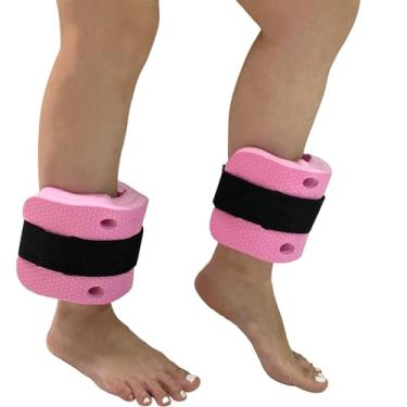 Imagem de Par De Caneleiras Hidroginástica 100% EVA 3 à 4kg Rosa DF1101 Dafoca Sports