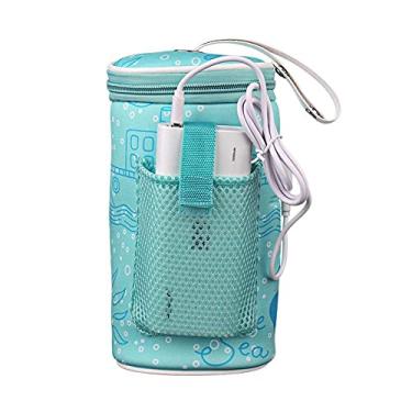 Imagem de Aquecedor de mamadeira portátil USB Aquecedor de mamadeira para leite materno e produtos para bebês Aquecedor de mama Aquecedor de mama portátil inteligente aquecimento copo de água termostato saco sa