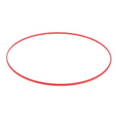 Imagem de ZEZEFUFU Peça de reparo de anel circular vermelho para lente frontal de plástico para câmera Canon 24-105 24 70 Gen 2