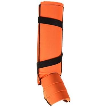 Imagem de Polainas de perna com armadura de proteção à prova de mordida de cobra unissex para adultos Crackshot, laranja (Blaze Orange), pequena