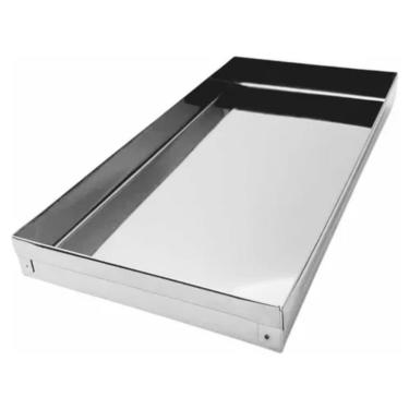 Imagem de Bandeja Aço Inox Retangular 30x20x2