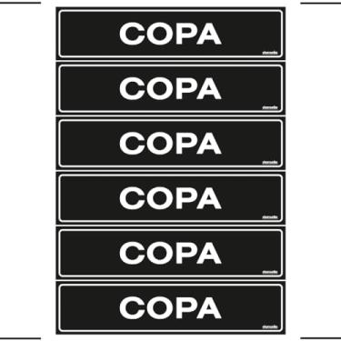 Imagem de Combo 6 Placas De Sinalização Copa 30x7 Ekomunike - A-412/1 F9e