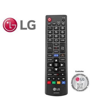 Imagem de Controle Remoto Para Tvs Lg Lcd Led Plasma Smart Tv E Tv 3D - Akb75055