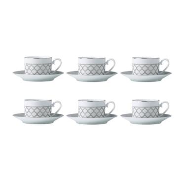 Imagem de Jogo de xícaras café em porcelana Noritake Eternal Palace 6 peças