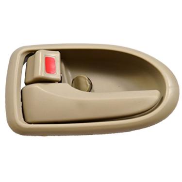 Imagem de PT Auto Warehouse MA-2801E-LH - Maçaneta interna interna, bege/caramelo - lado do motorista